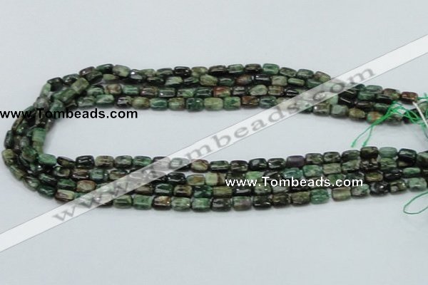 CEM16 15.5 inches 6*8mm rectangle emerald gemstone beads wholesale