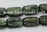 CEM19 15.5 inches 13*18mm rectangle emerald gemstone beads wholesale