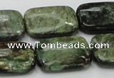 CEM20 15.5 inches 18*25mm rectangle emerald gemstone beads wholesale