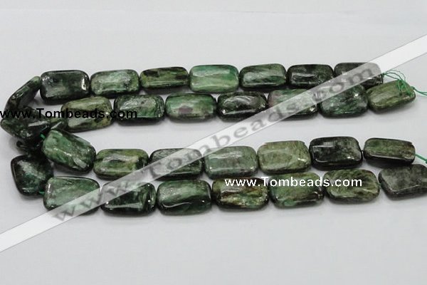 CEM20 15.5 inches 18*25mm rectangle emerald gemstone beads wholesale