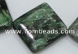 CEM23 15.5 inches 30*30mm diamond emerald gemstone beads wholesale