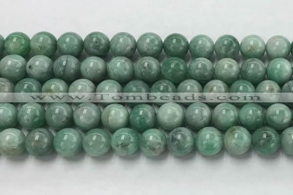 CEM58 15.5 inches 10mm round emerald gemstone beads wholesale