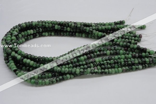 CEP05 15.5 inches 4*6mm rondelle epidote gemstone beads Wholesale