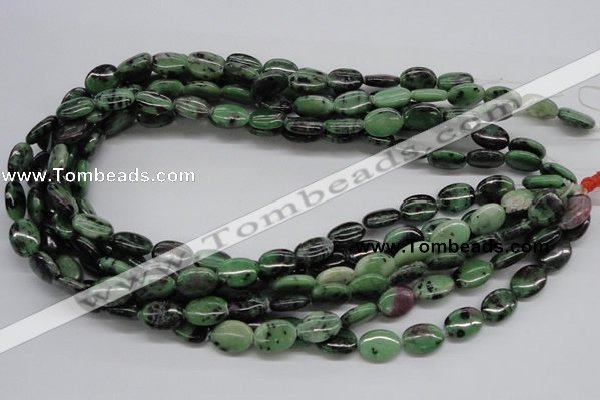 CEP11 15.5 inches 10*14mm oval epidote gemstone beads wholesale