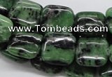 CEP15 15.5 inches 15*15mm square epidote gemstone beads wholesale