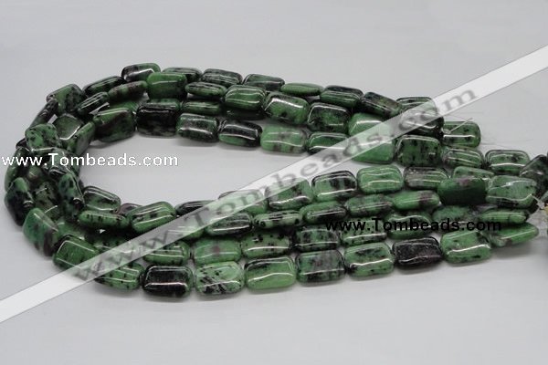 CEP17 15.5 inches 13*18mm rectangle epidote gemstone beads