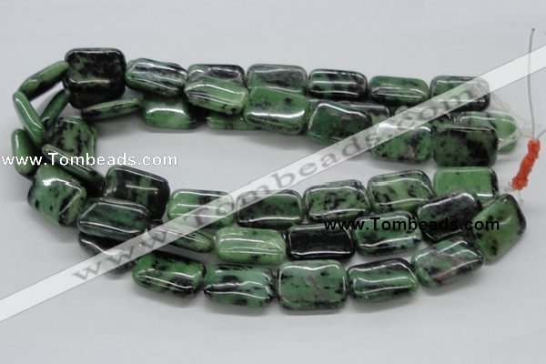 CEP18 15.5 inches 18*25mm rectangle epidote gemstone beads