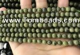 CEP200 15.5 inches 4mm round epidote gemstone beads wholesale