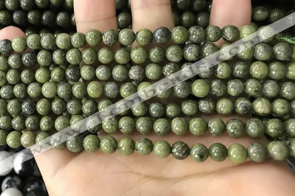 CEP200 15.5 inches 4mm round epidote gemstone beads wholesale