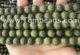 CEP203 15.5 inches 10mm round epidote gemstone beads wholesale