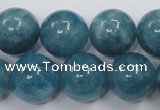 CEQ07 15.5 inches 16mm round blue sponge quartz beads wholesale