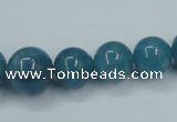 CEQ10 15.5 inches 8mm - 18mm round blue sponge quartz beads wholesale