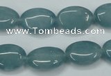 CEQ114 15.5 inches 13*18mm oval blue sponge quartz beads