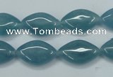 CEQ134 15.5 inches 12*19mm marquise blue sponge quartz beads