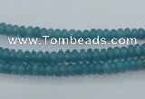 CEQ21 15.5 inches 2*4mm rondelle blue sponge quartz beads