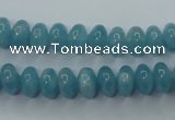 CEQ23 15.5 inches 5*8mm rondelle blue sponge quartz beads