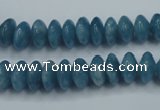 CEQ24 15.5 inches 6*10mm rondelle blue sponge quartz beads