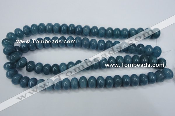 CEQ26 15.5 inches 10*14mm rondelle blue sponge quartz beads