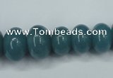 CEQ30 15.5 inches 7*10 – 15*20mm rondelle blue sponge quartz beads