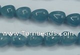 CEQ44 15.5 inches 9*11mm teardrop blue sponge quartz beads