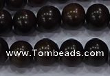 CEY53 15.5 inches 10mm round ebony wood beads wholesale