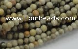 CFA01 15.5 inches 4mm round chrysanthemum agate gemstone beads