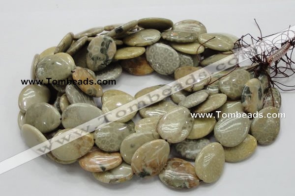 CFA16 15.5 inches 22*30mm flat teardrop chrysanthemum agate beads