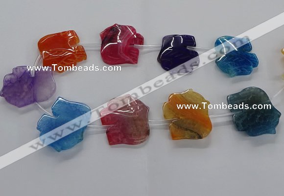 CFG1245 15.5 inches 30*40mm - 35*45mm elephant agate beads