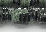 CFG1510 15.5 inches 15*20mm carved rice kambaba jasper beads