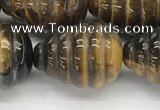 CFG1519 15.5 inches 15*20mm carved teardrop tiger eye beads