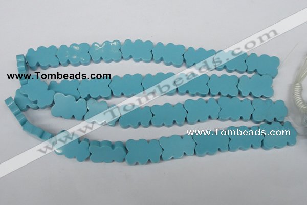 CFG285 15.5 inches 17*25mm carved turquoise beads