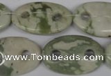 CFG306 15.5 inches 20*30mm carved oval peace stone beads