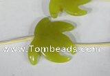 CFG510 15.5 inches 24*28mm carved animal Korean jade beads