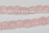 CFG58 15.5 inches 8*10mm carved pig-shaped rose quartz beads