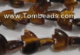 CFG767 15.5 inches 10*15mm carved animal yellow tiger eye beads