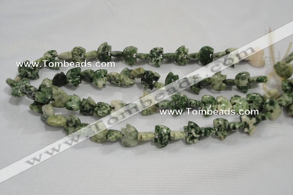 CFG783 15.5 inches 10*15mm carved animal snake dragon jade beads