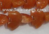 CFG797 12.5 inches 14*18mm carved animal red aventurine beads