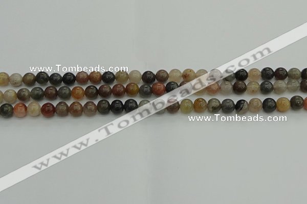 CFJ200 15.5 inches 4mm round fancy jasper beads wholesale