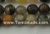 CFJ212 15.5 inches 8mm faceted round fancy jasper beads wholesale