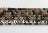 CFJ217 15.5 inches 6mm faceted round fancy jasper beads