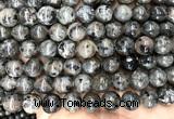 CFJ304 15 inches 12mm round yooperlite flame jasper beads