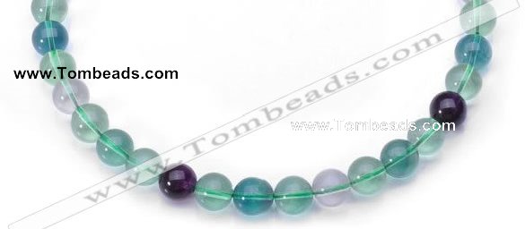CFL06 AA grade round 14mm natural fluorite beads Wholesale