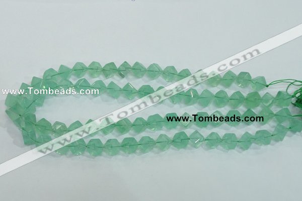 CFL100 15.5 inches 8*8mm cube natural green fluorite gemstone beads