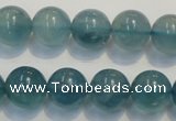 CFL1004 15.5 inches 12mm round blue fluorite beads wholesale