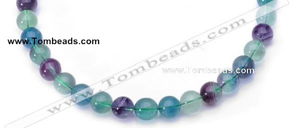 CFL11 16 inch 4mm round A- grade natural fluorite bead Wholesale