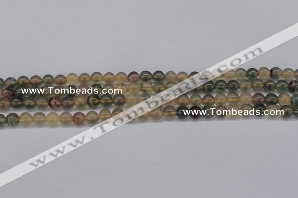 CFL1101 15.5 inches 6mm round yellow fluorite gemstone beads