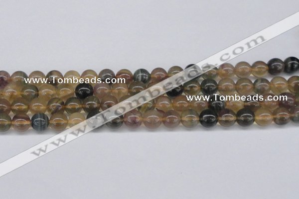 CFL1105 15.5 inches 14mm round yellow fluorite gemstone beads