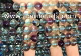 CFL1131 15.5 inches 8mm round fluorite gemstone beads wholesale