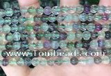 CFL1151 15.5 inches 6mm round fluorite gemstone beads