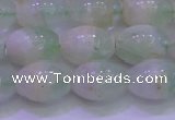 CFL1202 15.5 inches 10*14mm rice green fluorite gemstone beads